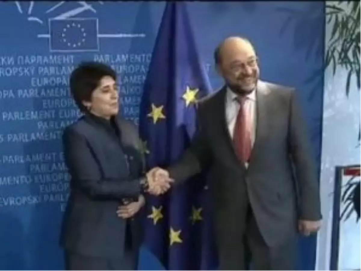 Zana, AP Başkanı Schulz görüştü