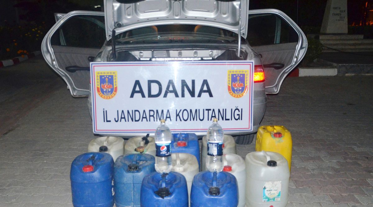 Adana\'da 27 Kilo Esrar ve 360 Litre Kaçak İçki Ele Geçirildi