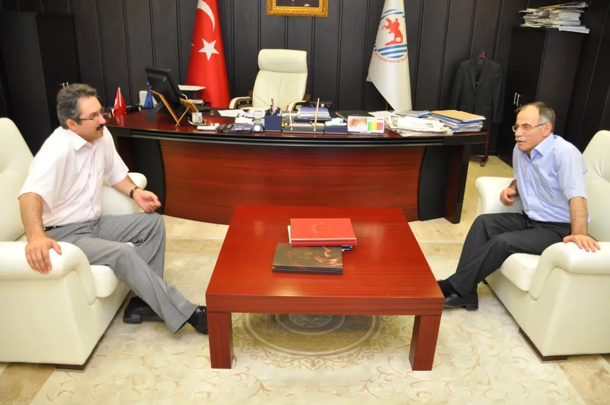 Ordu Milletvekili Fatih Han Ünal Rektör Akan\'ı Ziyaret Etti