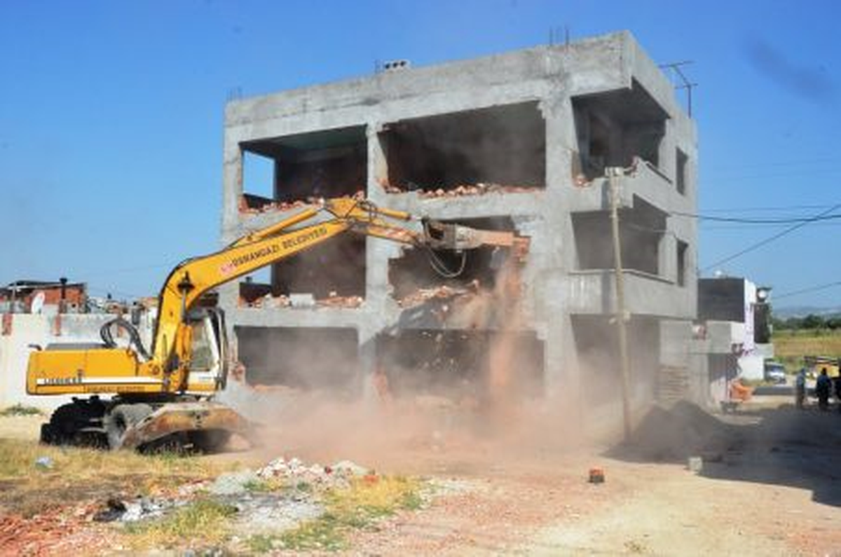 Osmangazi\'de Kaçak İnşaatla Mücadele Hız Kesmiyor