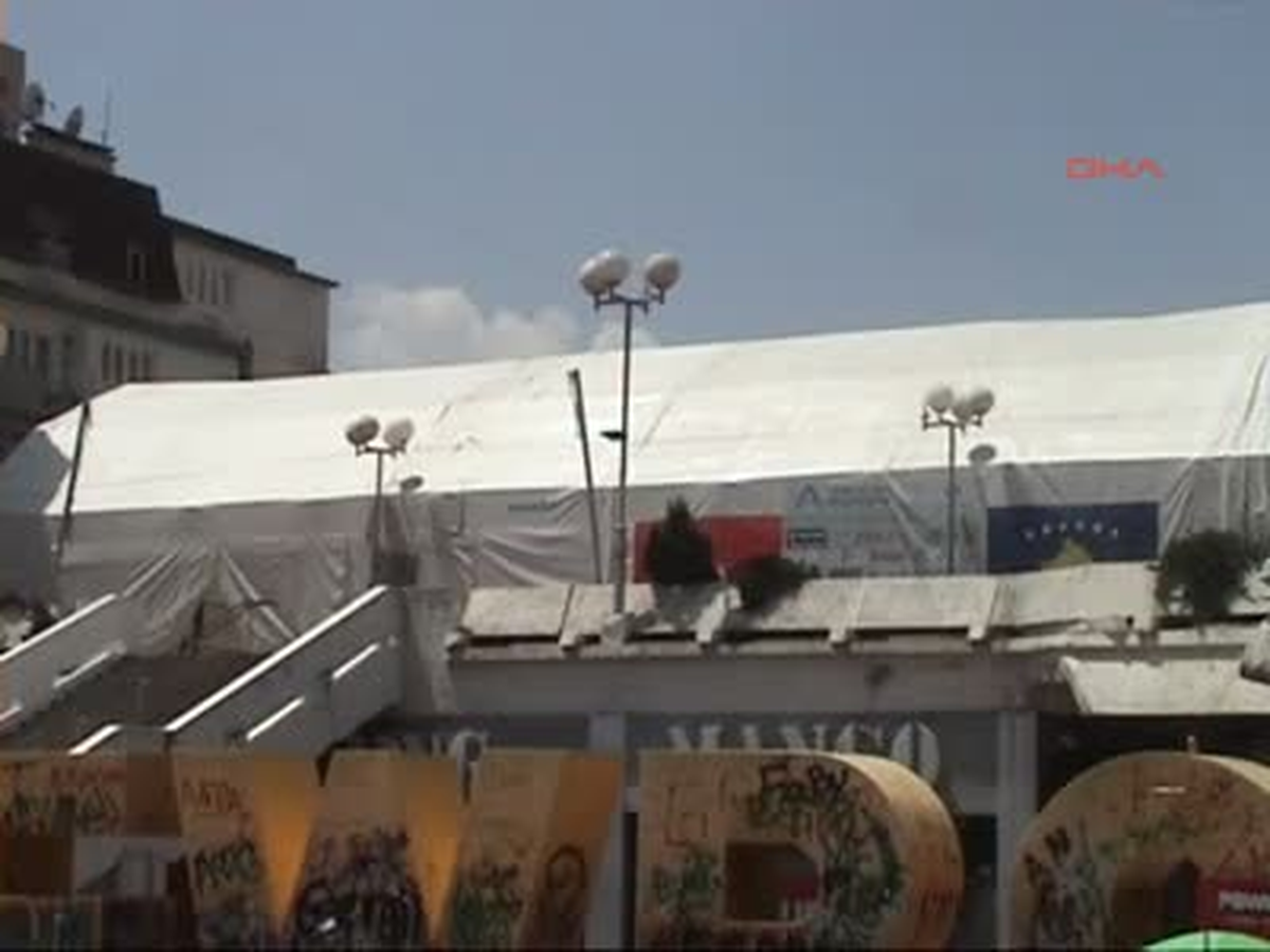 Priştine\'de Ramazan Çadırları Hazırlanıyor