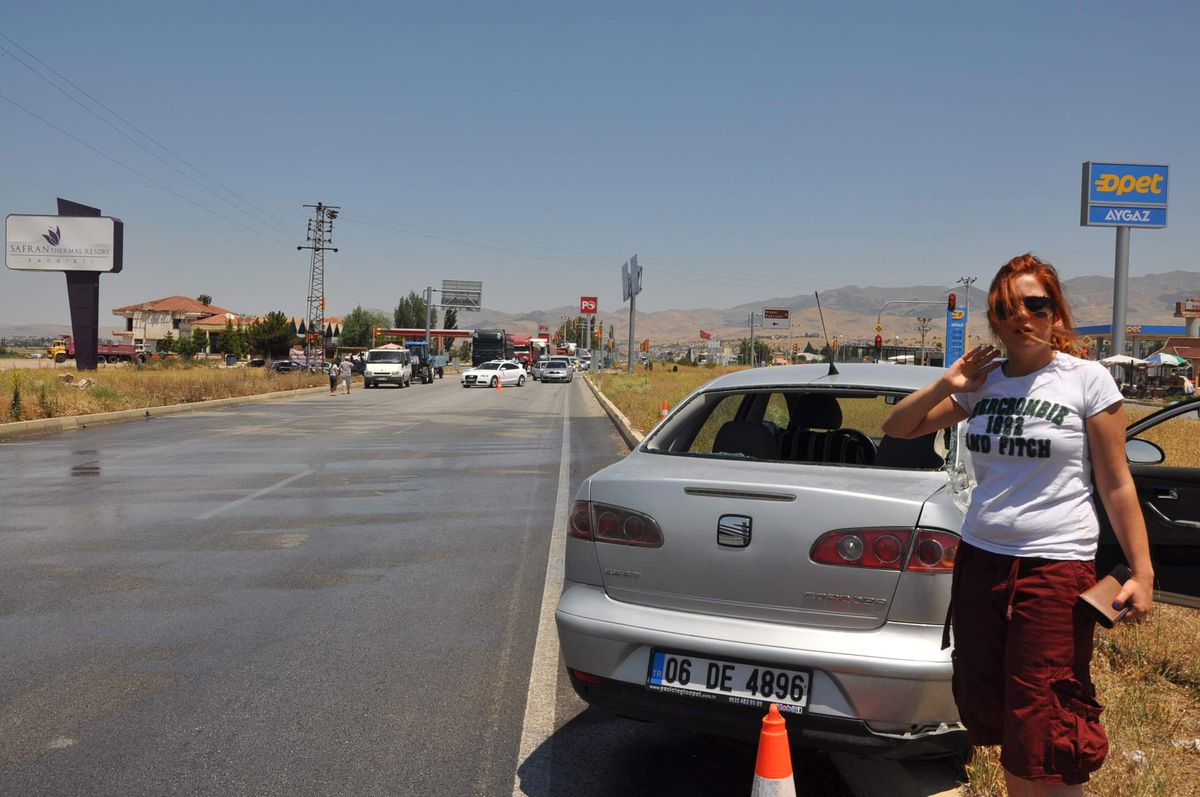 Sandıklı\'da Kaza