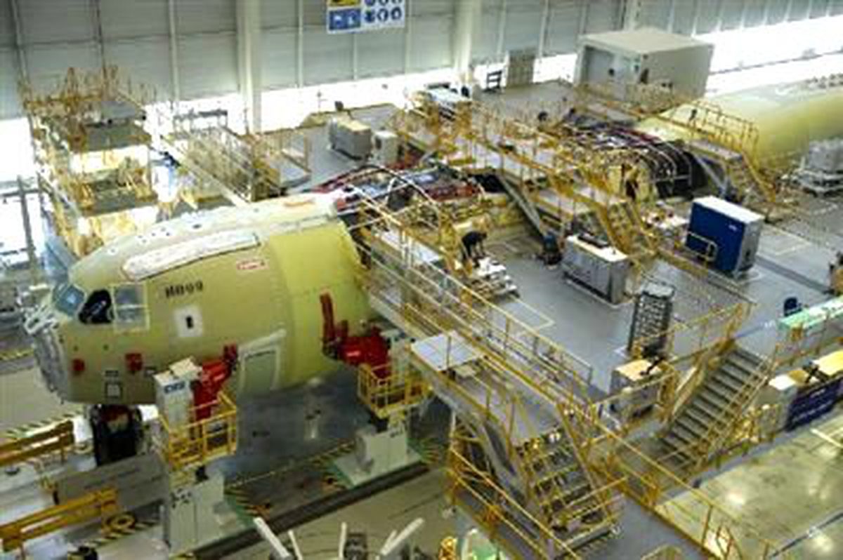 A400m\'in İmalatı İspanya\'da Başladı