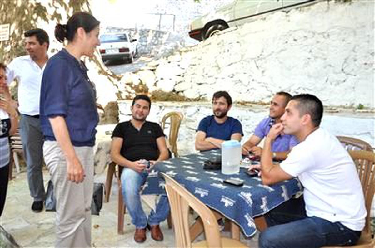 CHP\'li Vekil Öz, Tarihi Darkale Köyünde