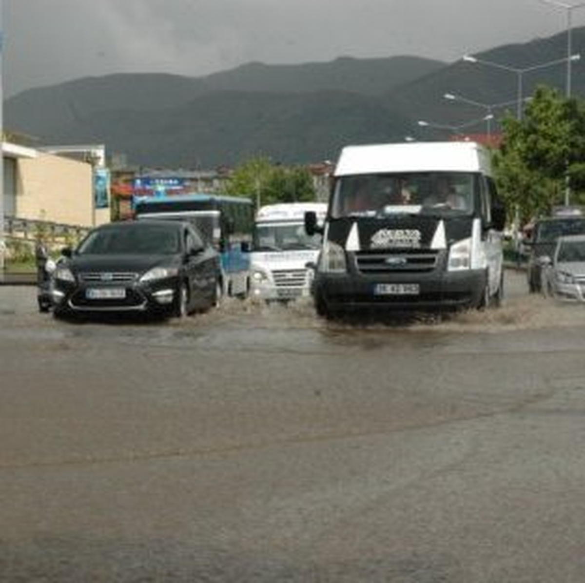 Erzurum\'da Sel