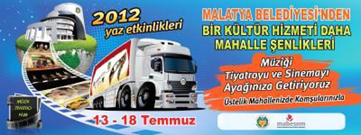 Malatya Belediyesi\'nden Mahalle Şenlikleri