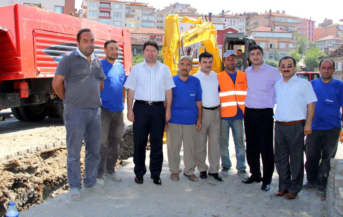Tunç Doğalgaz Çalışmalarını İnceledi