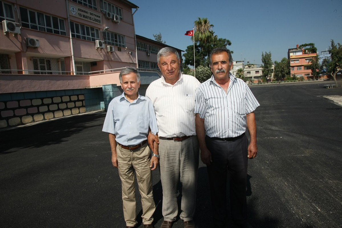 19 Mayıs Lisesi\'nden Asfalt Teşekkürü