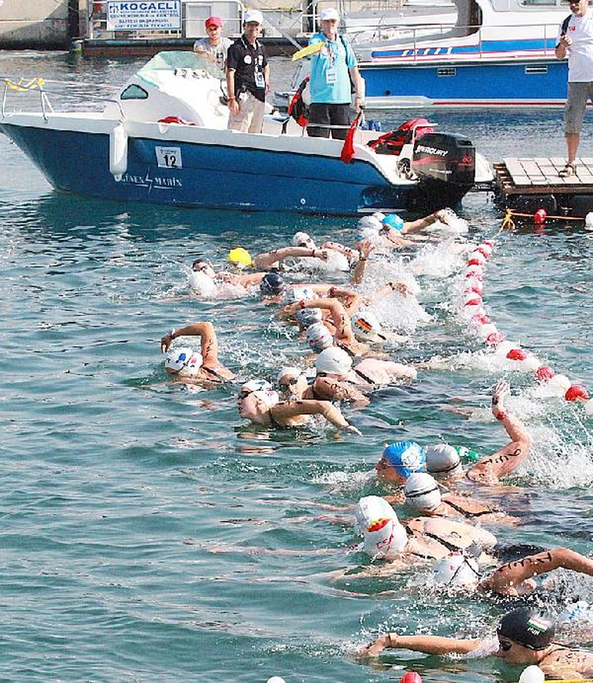 Avrupa Gençler Açık Su Yüzmede Alman ve Fransız Üstünlüğü