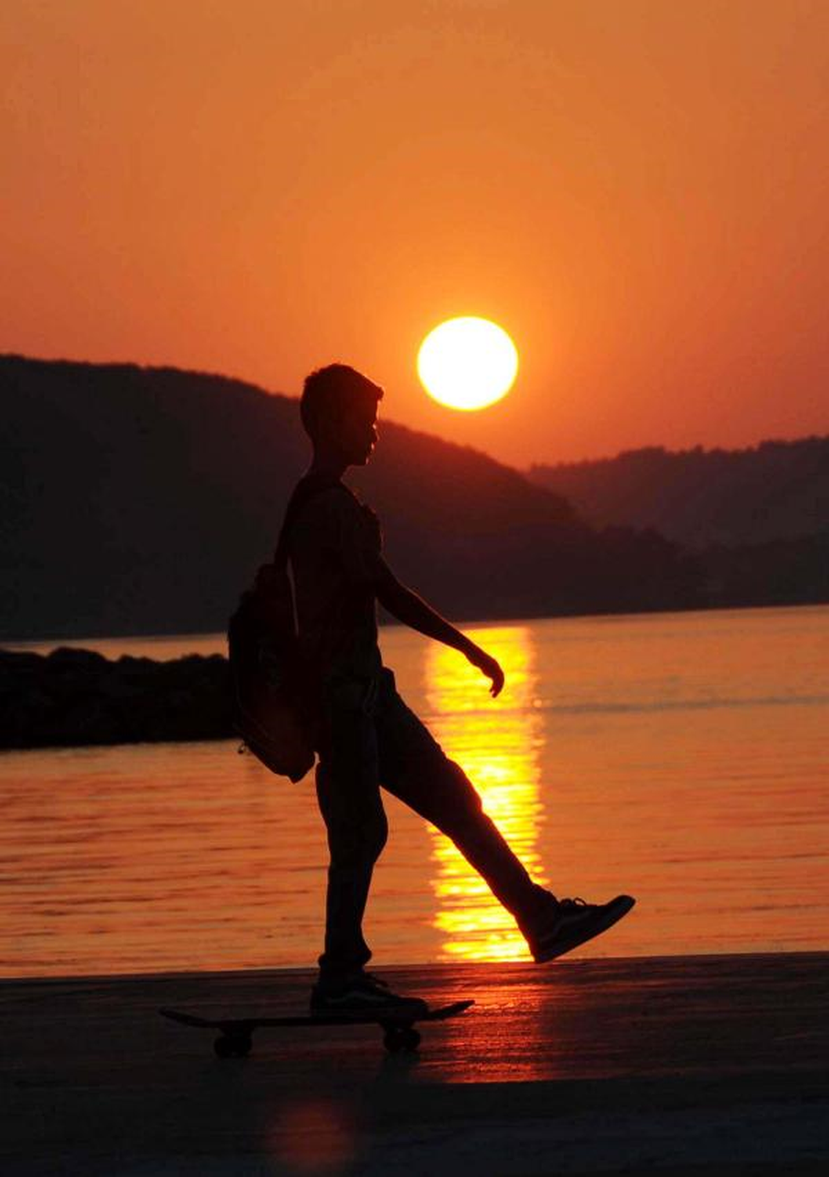Çanakkale'de Gün Batımı Güzelliği