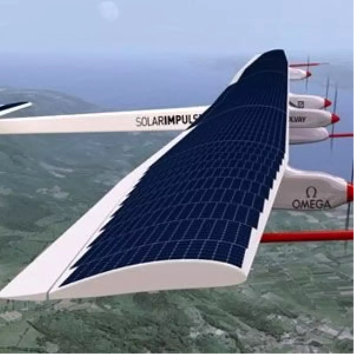 Güneş Enerjisiyle Çalışan Uçak "Solar Impulse"Un Rotası Madrid