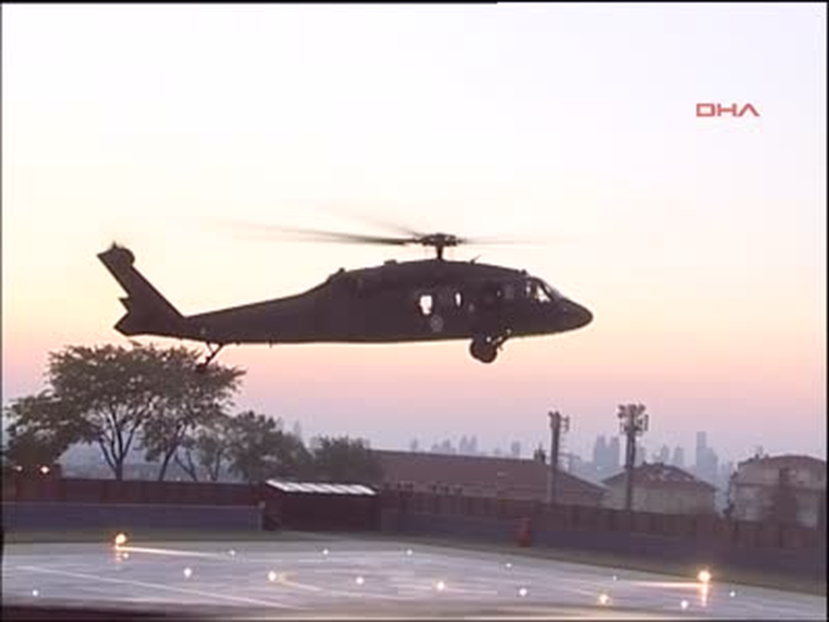 Başbakan Erdoğan Helikoperle İstanbul\'a Geldi