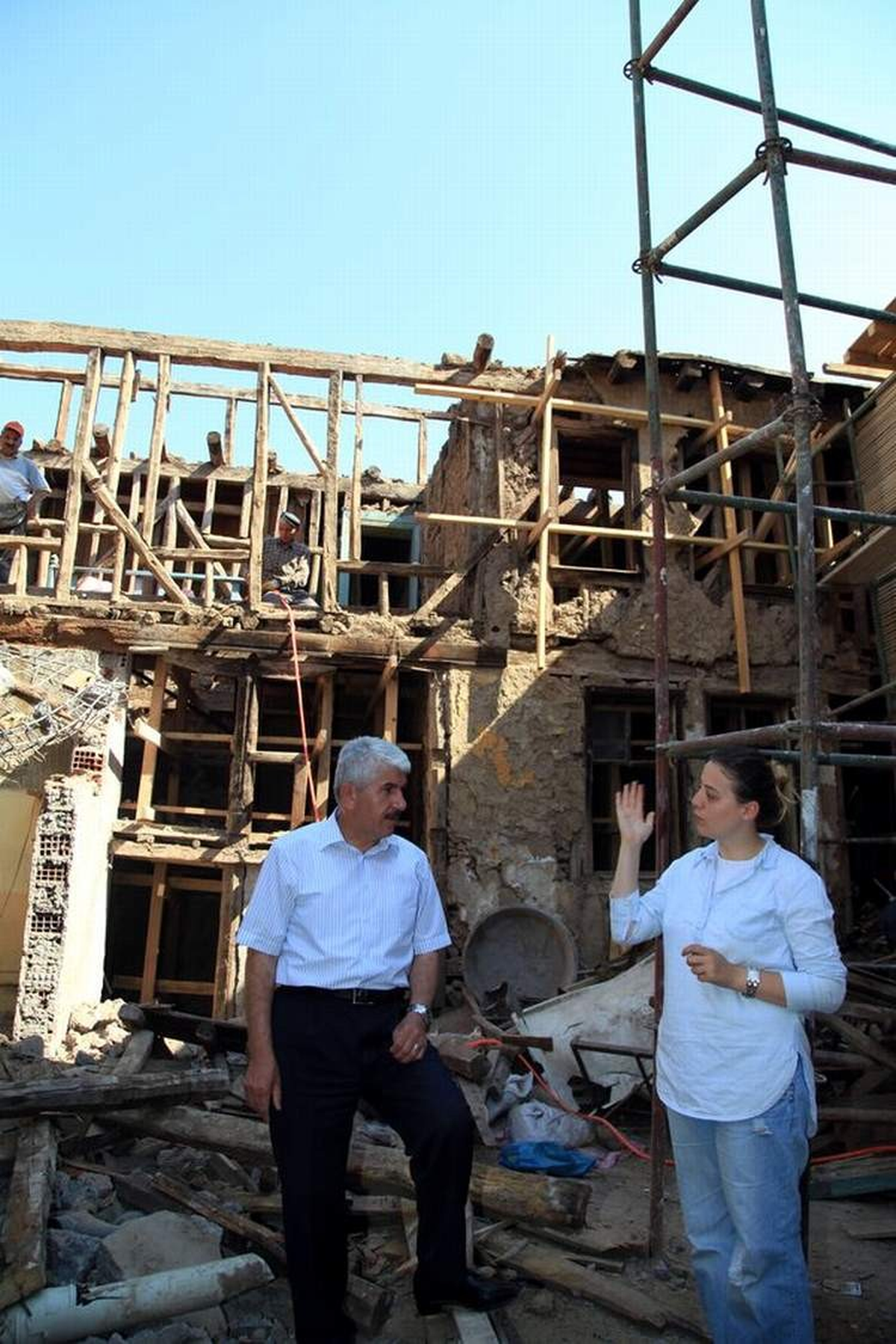 Odunpazarı Belediye Başkanı Burhan Sakallı Restorasyon Çalışmalarını Yakından Takip Ediyor
