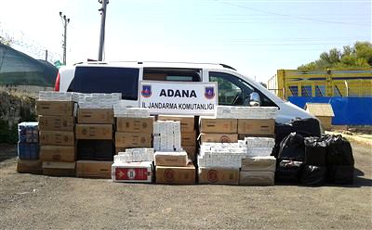 Adana\'da 30 Bin 500 Paket Kaçak Sigara Ele Geçirildi