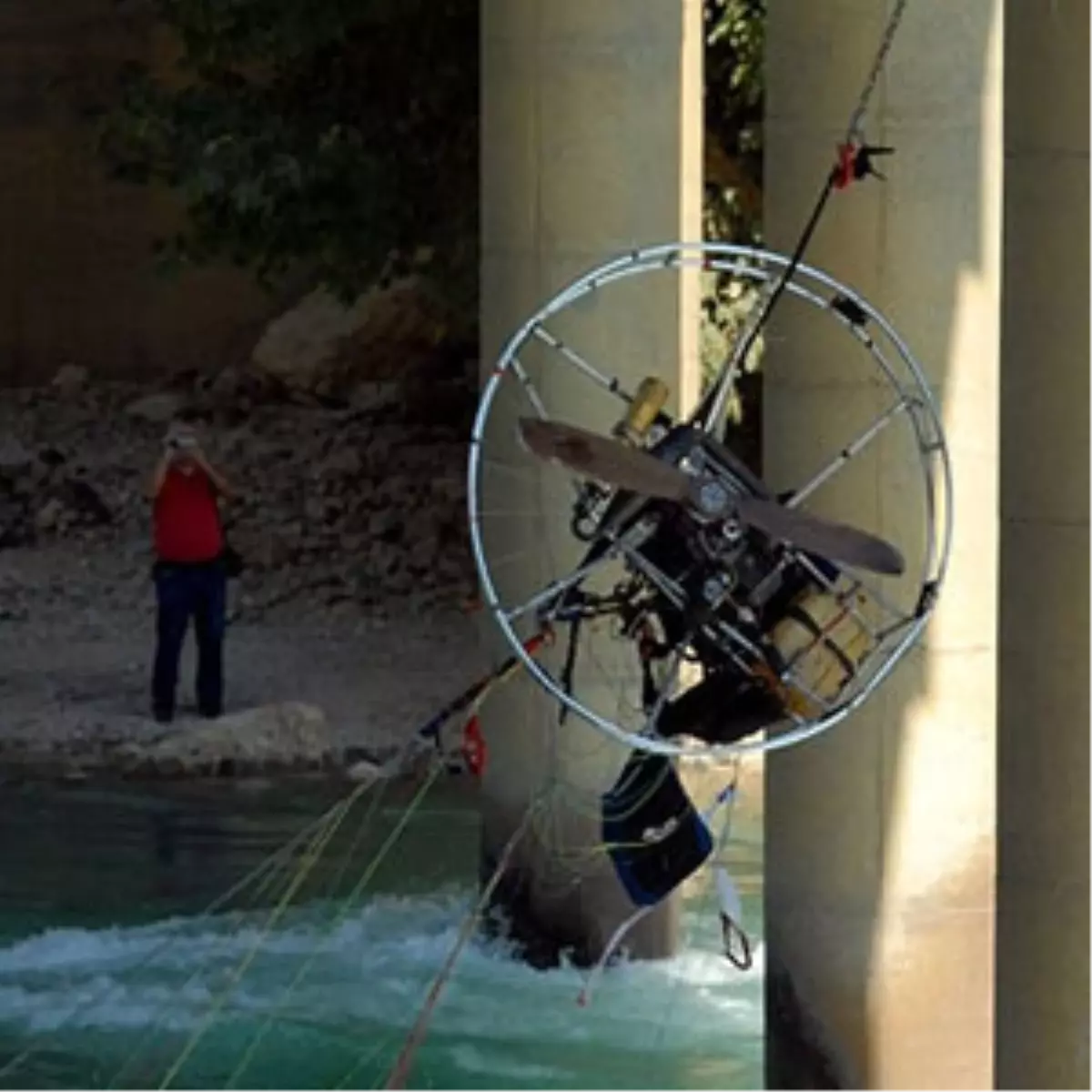 Manavgat\'ta "Paramatör" Kazası