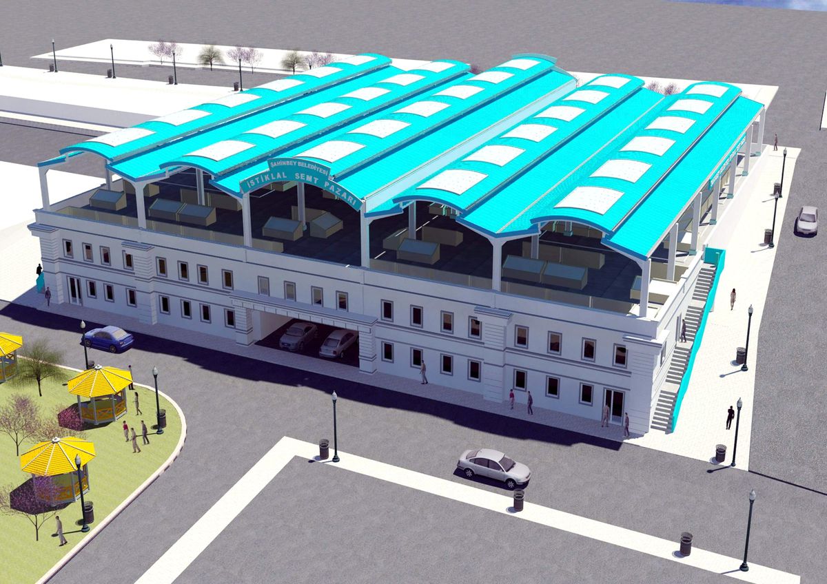 Şahinbey Belediyesi, İstiklal Semt Pazarının İnşaasına Başladı
