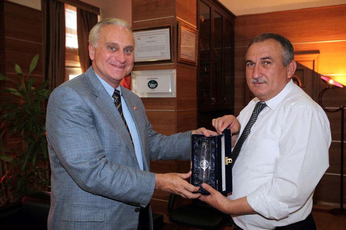 ABD Büyükelçisi Ricciardone\'den Başkan Yılmaz\'a Ziyaret