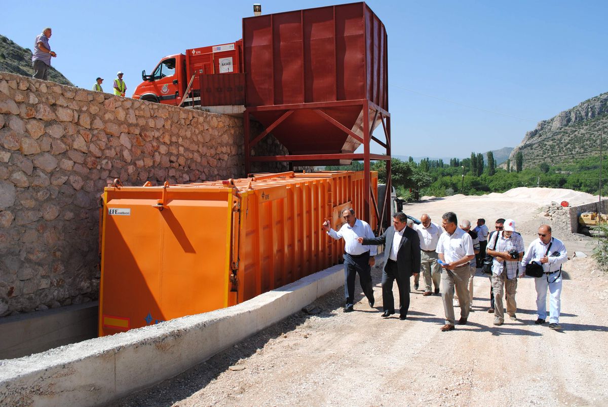 Amasya\'nın Çöpü Tasarrufla Transfer Edilecek
