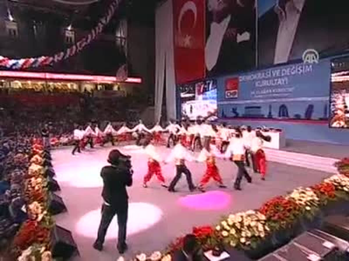 CHP 34. Kurultayı\'nı Yapıyor