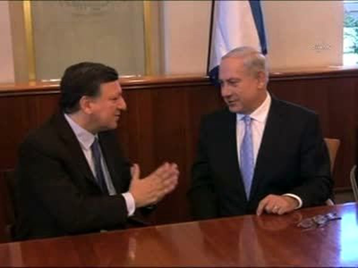 Netanyahu, Avrupa Komisyonu Başkanı Barroso ile Görüştü