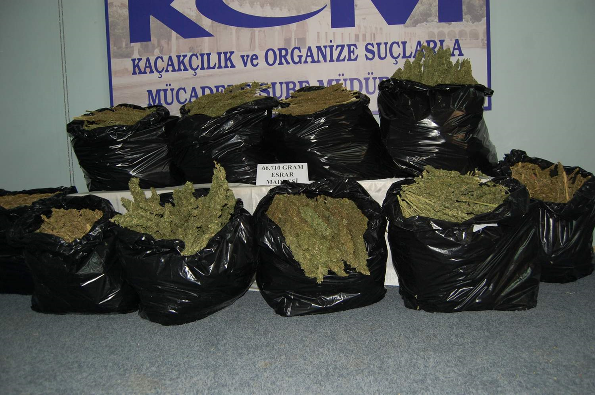 Şanlıurfa\'da 66 Kilo 710 Gram Esrar Ele Geçirildi
