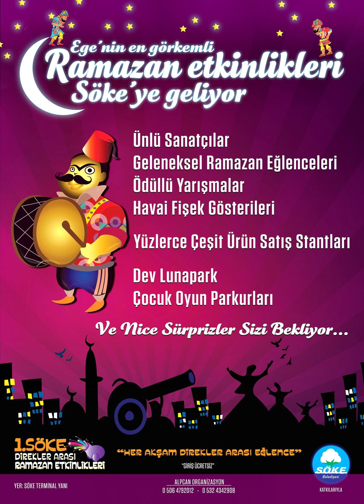 Söke\'de Ramazan Akşamları Şenlenecek