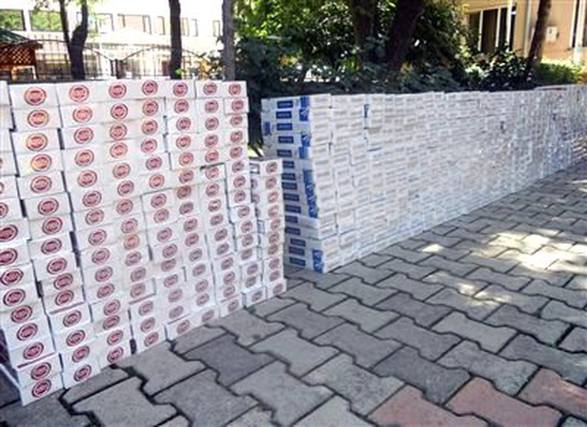 40 Karton Kaçak Sigara Ele Geçirildi