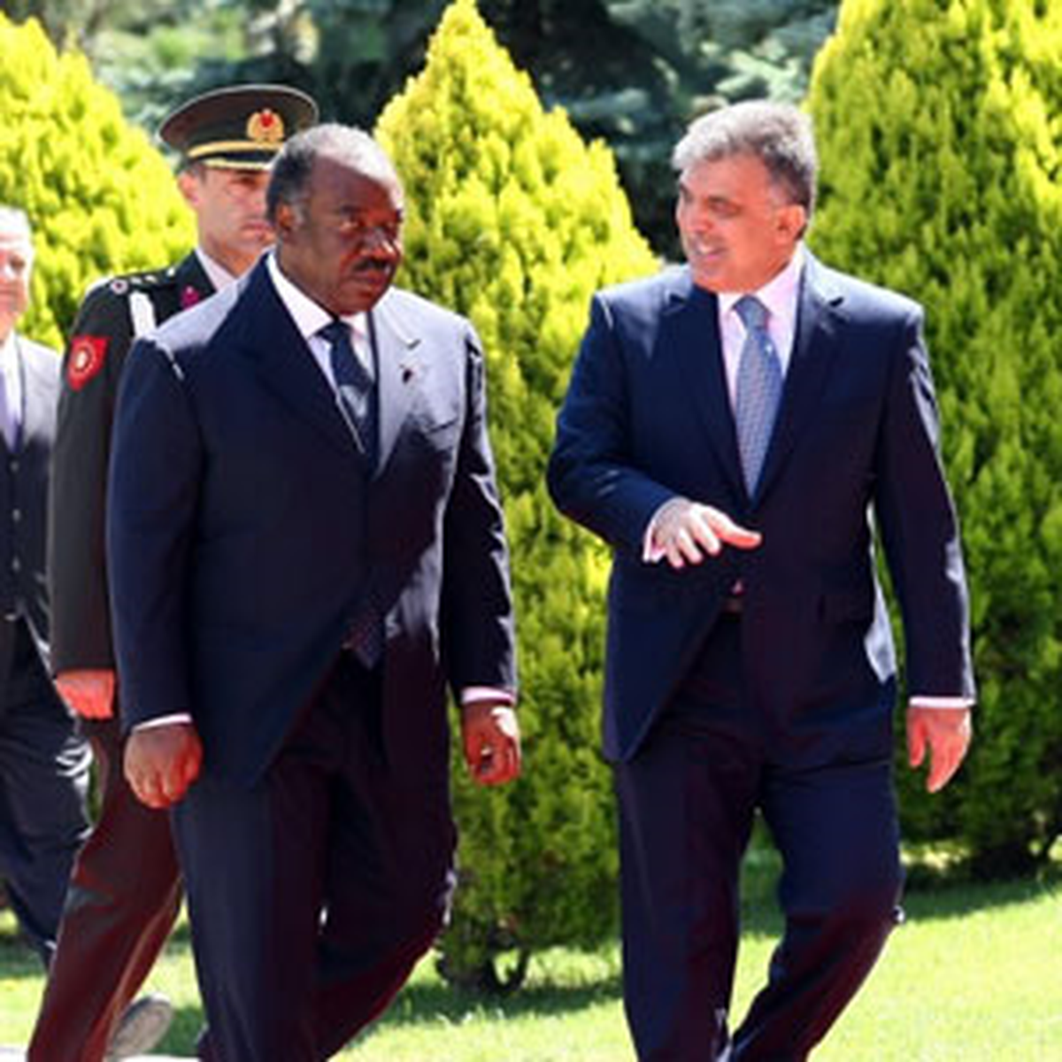 Gabon Cumhurbaşkanı Ondimba, Ankara\'da