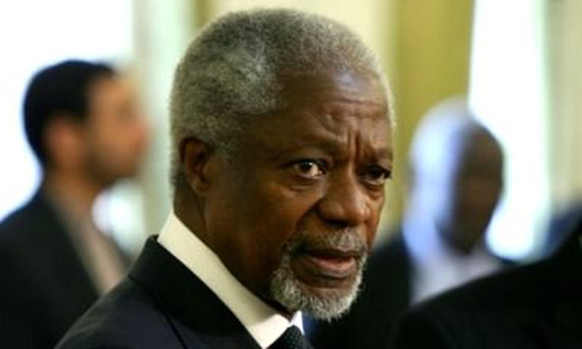Kofi Annan, BM Güvenlik Konseyi ile Suriye Sürecini Değerlendirdi