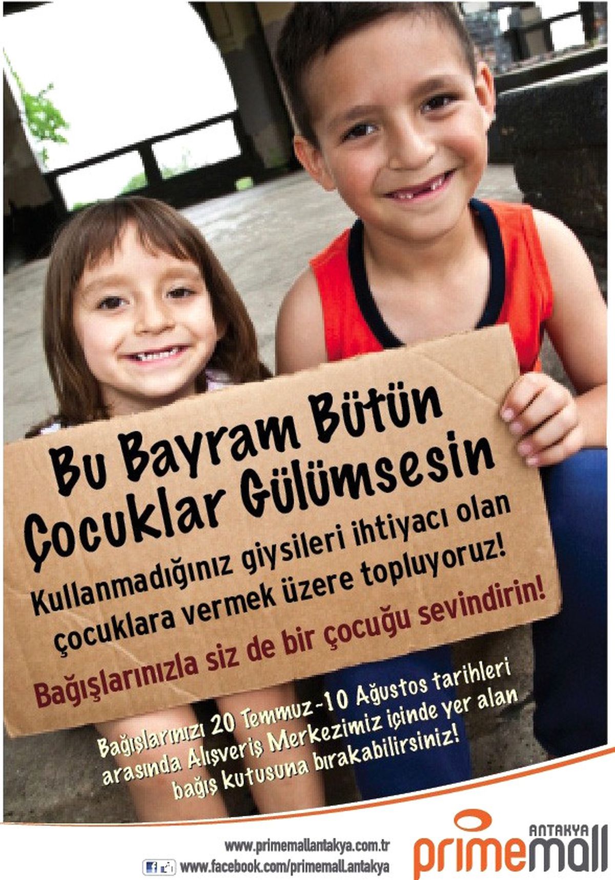 Prime Mall Antakya, Çocukların Yüzünü Güldürecek