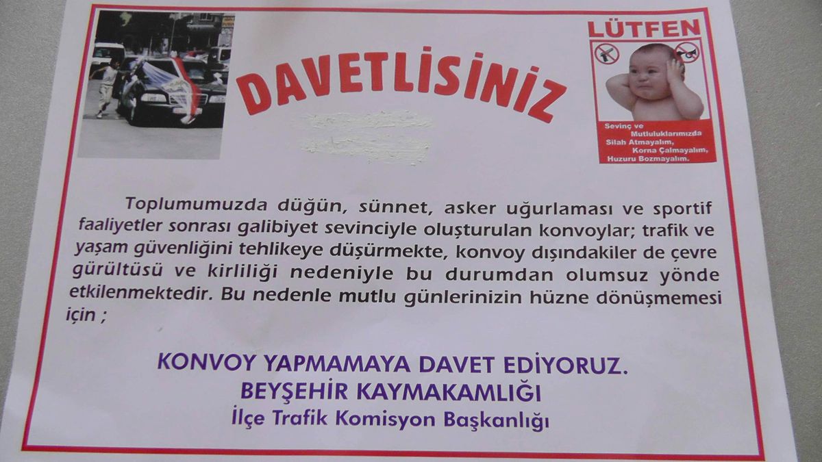 Sürücülere "Konvoy Yapmama" Davetiyesi