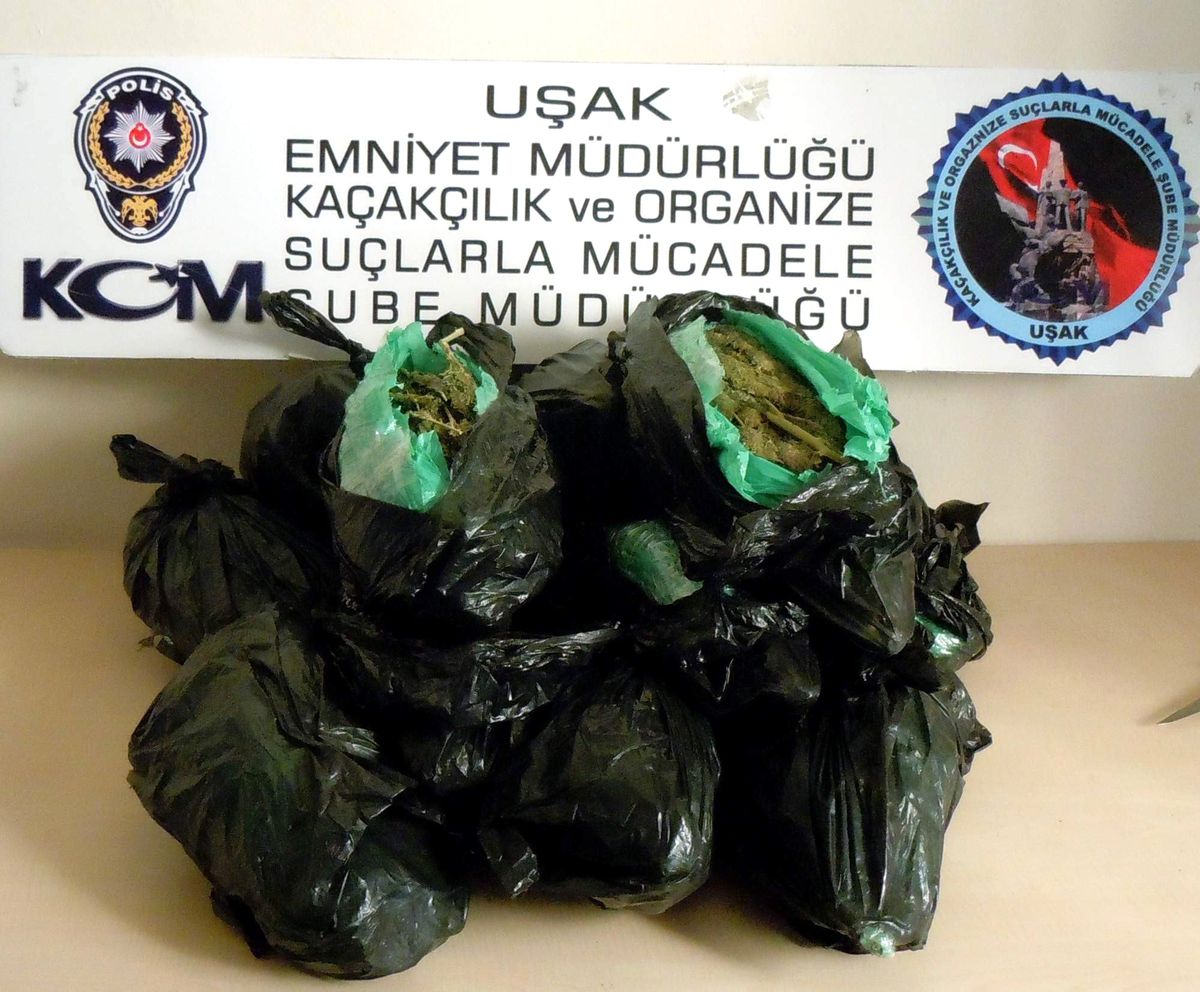 Uşak\'ta Uyuşturucu Operasyonu