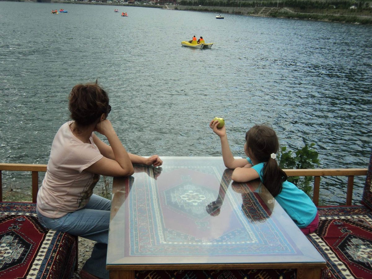 Uzungöl\'de Deniz Bisikleti Keyfi