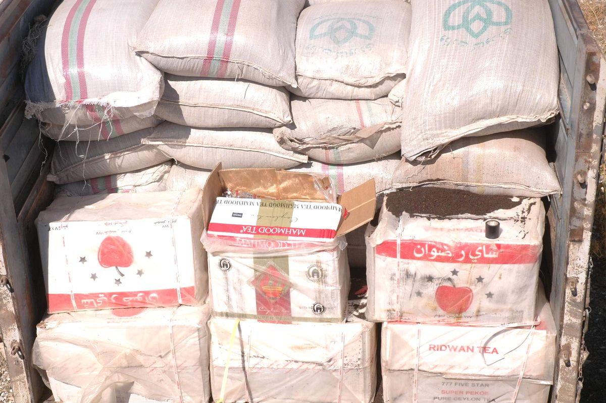 Van\'da 2,5 T0n Kaçak Çay Ele Geçirildi