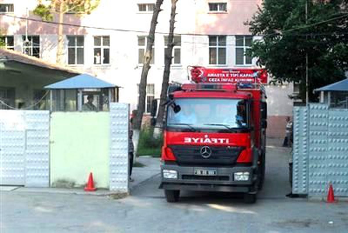 Amasya Cezaevinde Yangın