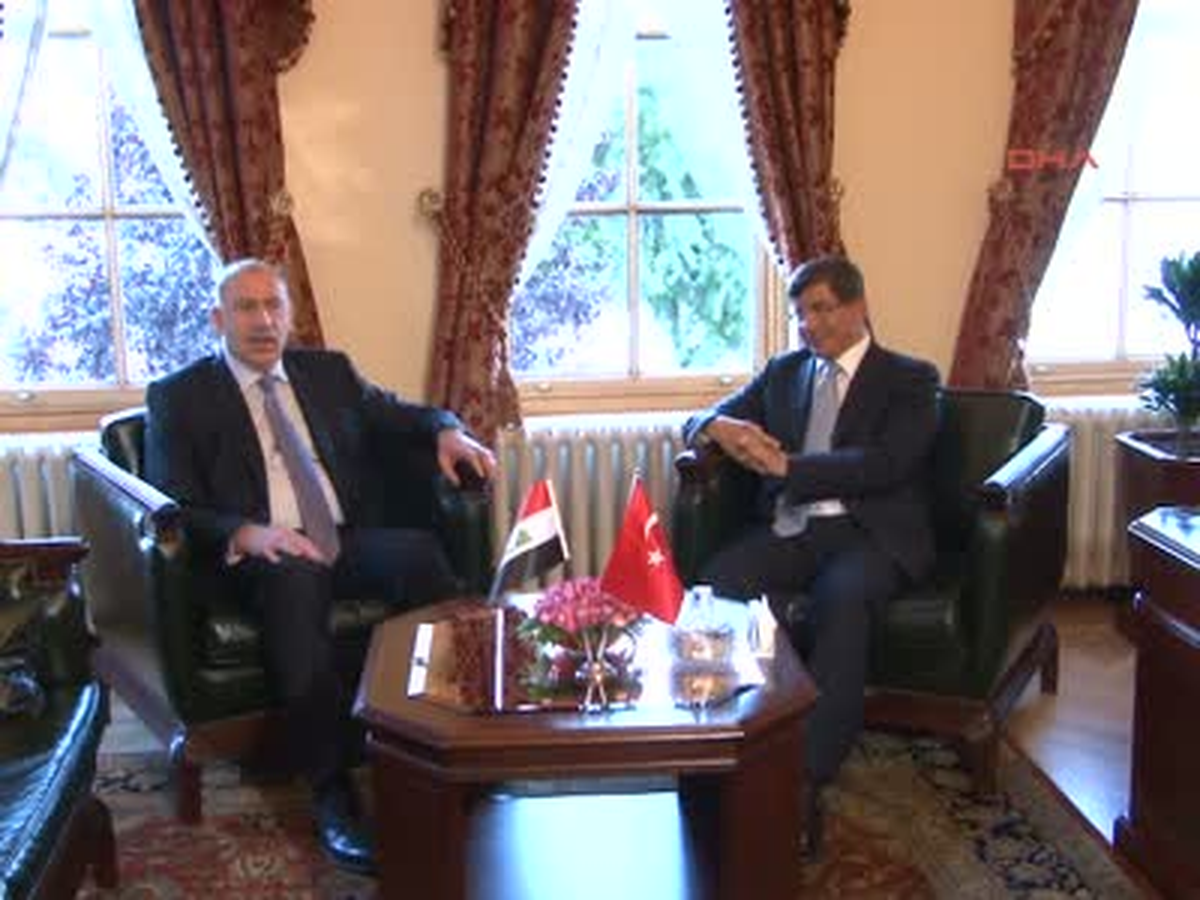 Davutoğlu, Irak Meclis Başkanı ile Biraraya Geldi