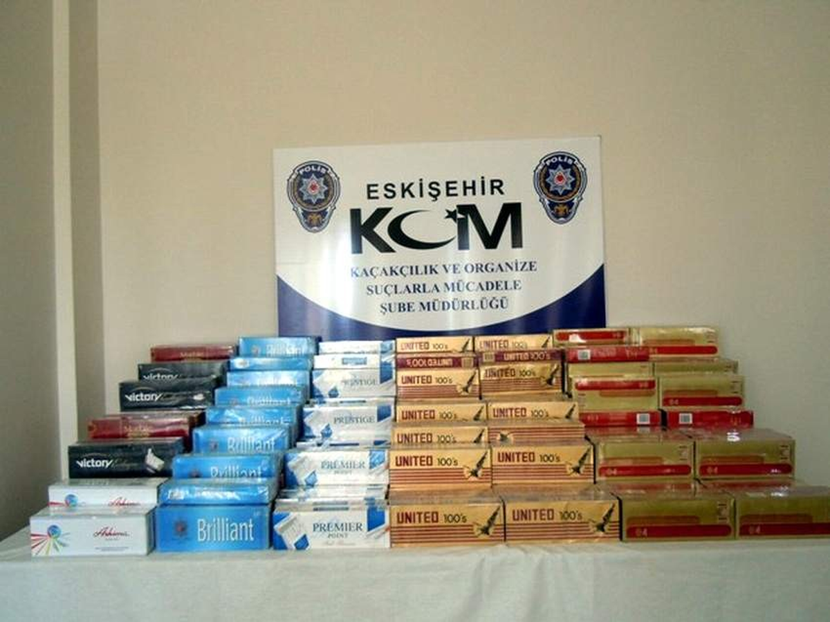 Eskişehir\'de 3761 Paket Kaçak Sigara Ele Geçirildi