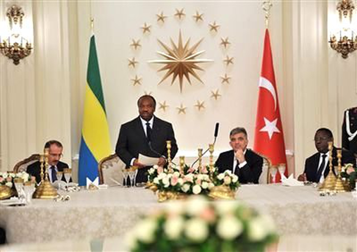 Gül, Gabon Cumhurbaşkanı Onuruna Yemek Verdi