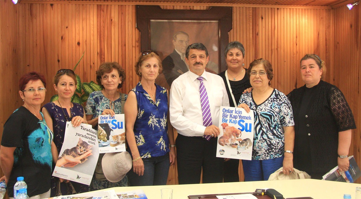 Hayvanları Koruma Derneğinden Akın\'a Ziyaret