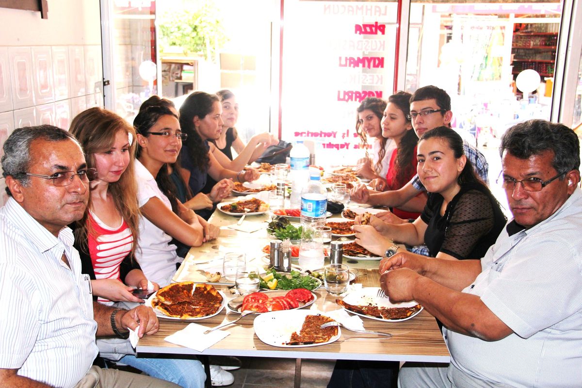 Kursiyerlere Lahmacun Ziyafeti