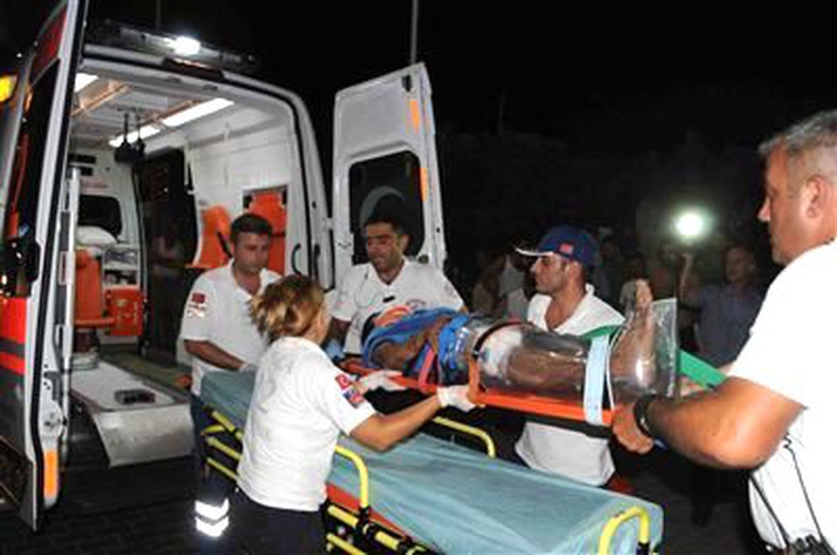 Marmaris\'te Trafik Kazası: 1 Yaralı