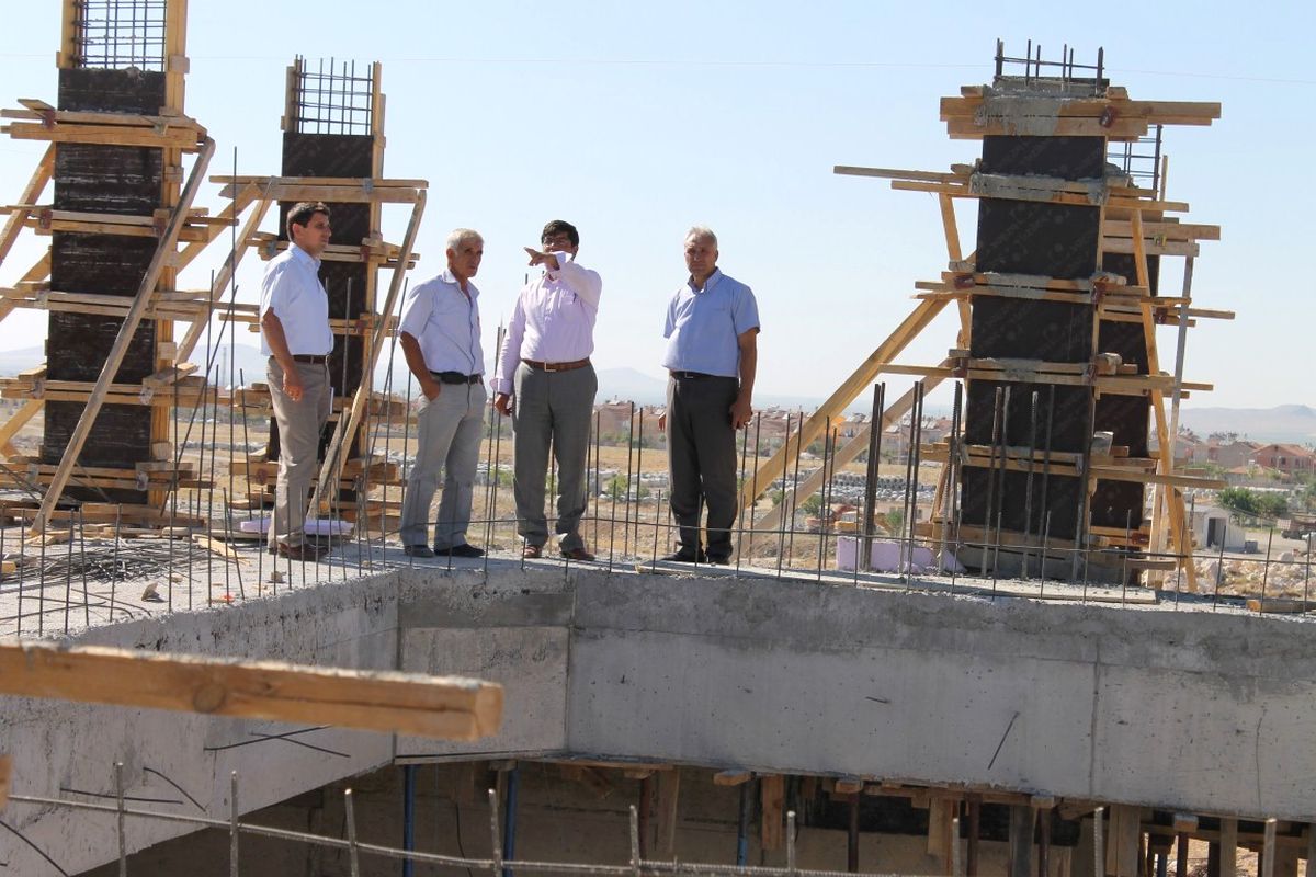 Milli Eğitim Müdürü Aksoy, Okul İnşaatlarını İnceledi