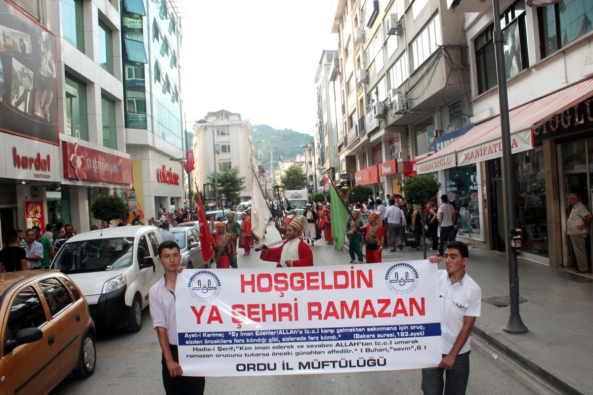 Ordu\'da Ramazan Mehter ile Karşılandı
