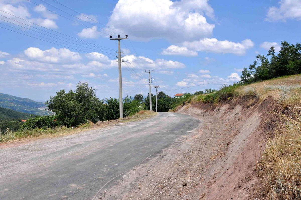 Panayır Yolunda Asfalt Çalışması