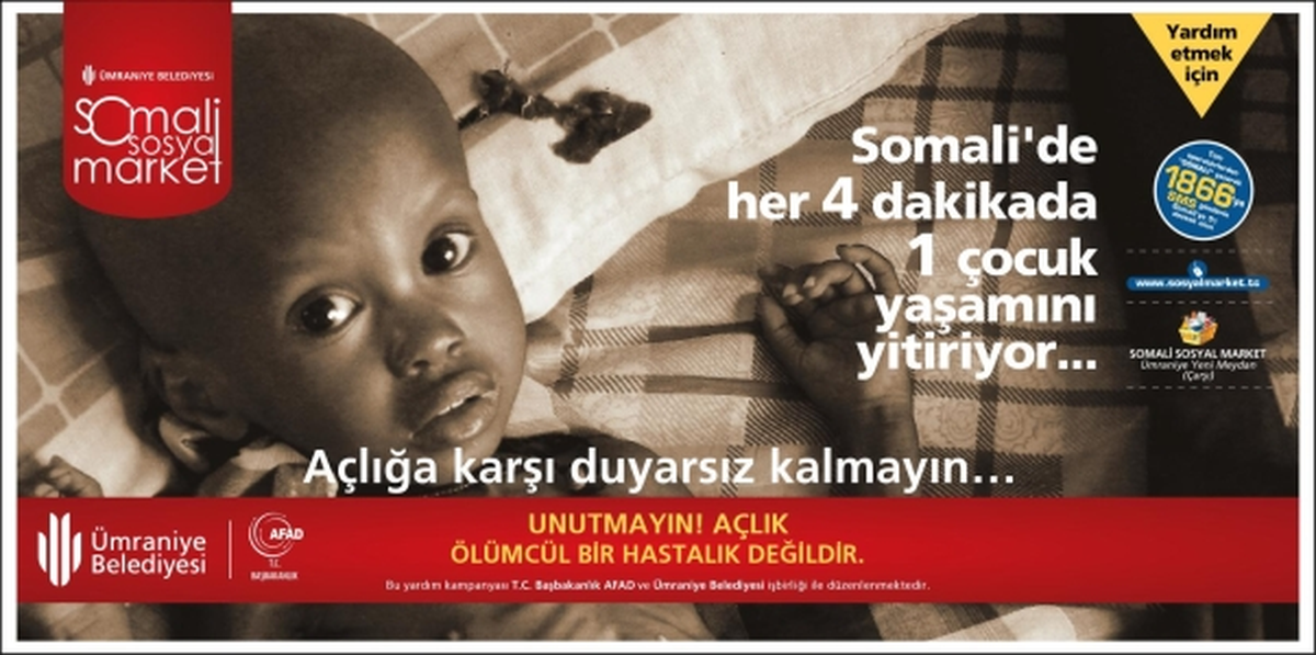 Ümraniye Belediye\'sinden Somali\'ye Yardım Kampanyası