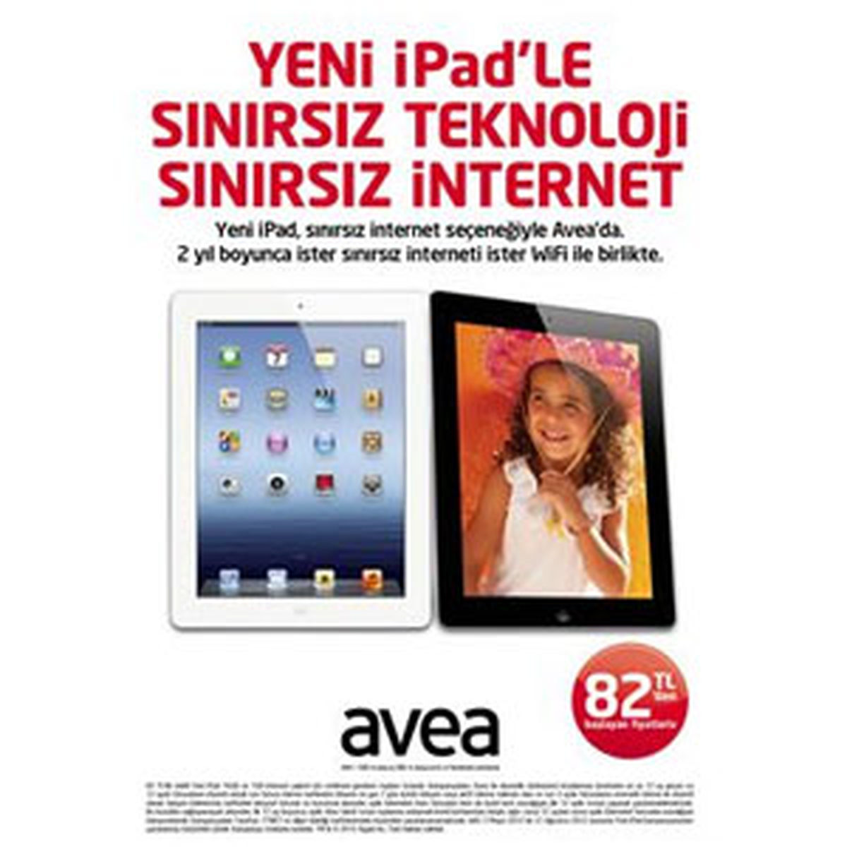 Yeni İpad, Sınırsız İnternet Paketiyle Avea\'da