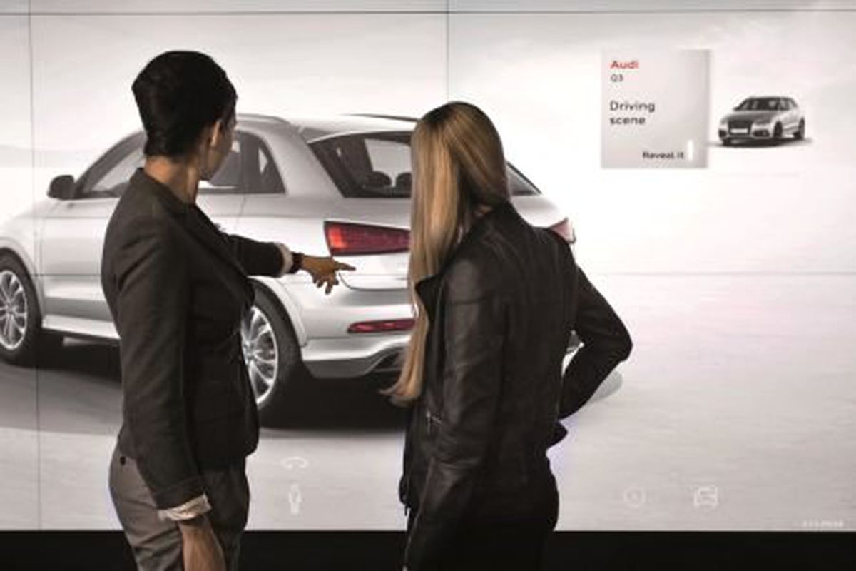 Audi\'den Şehir Merkezinde Sanal Showroom