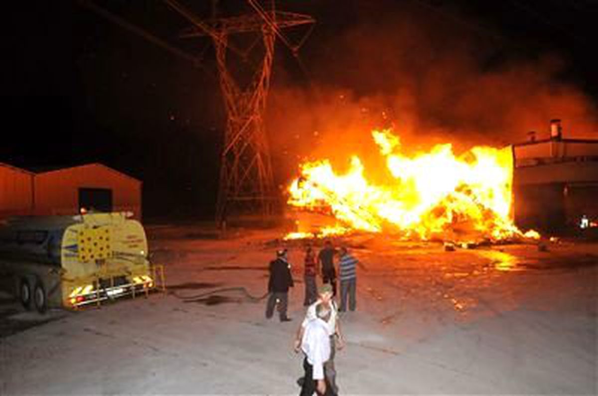 Çorum\'da Fabrika Yangını