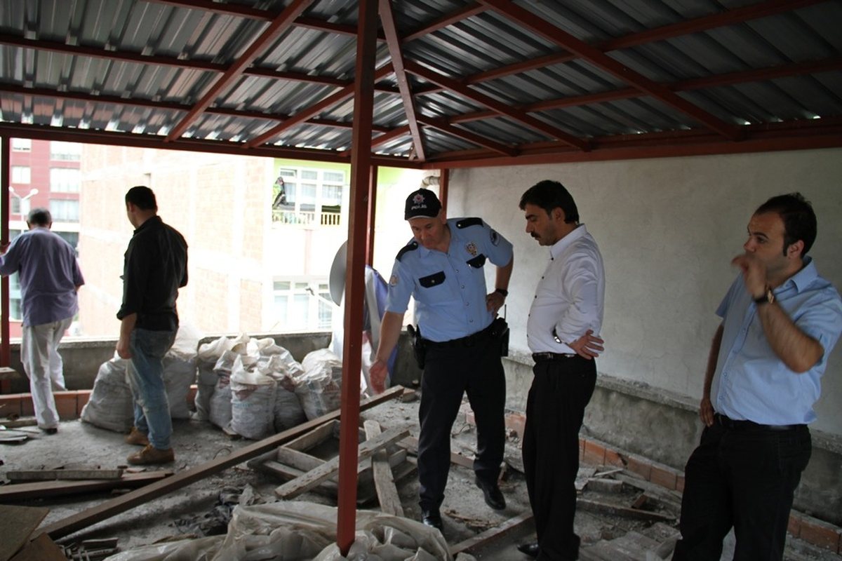 İlkadım\'da Kaçak Yapılaşmaya Geçit Yok