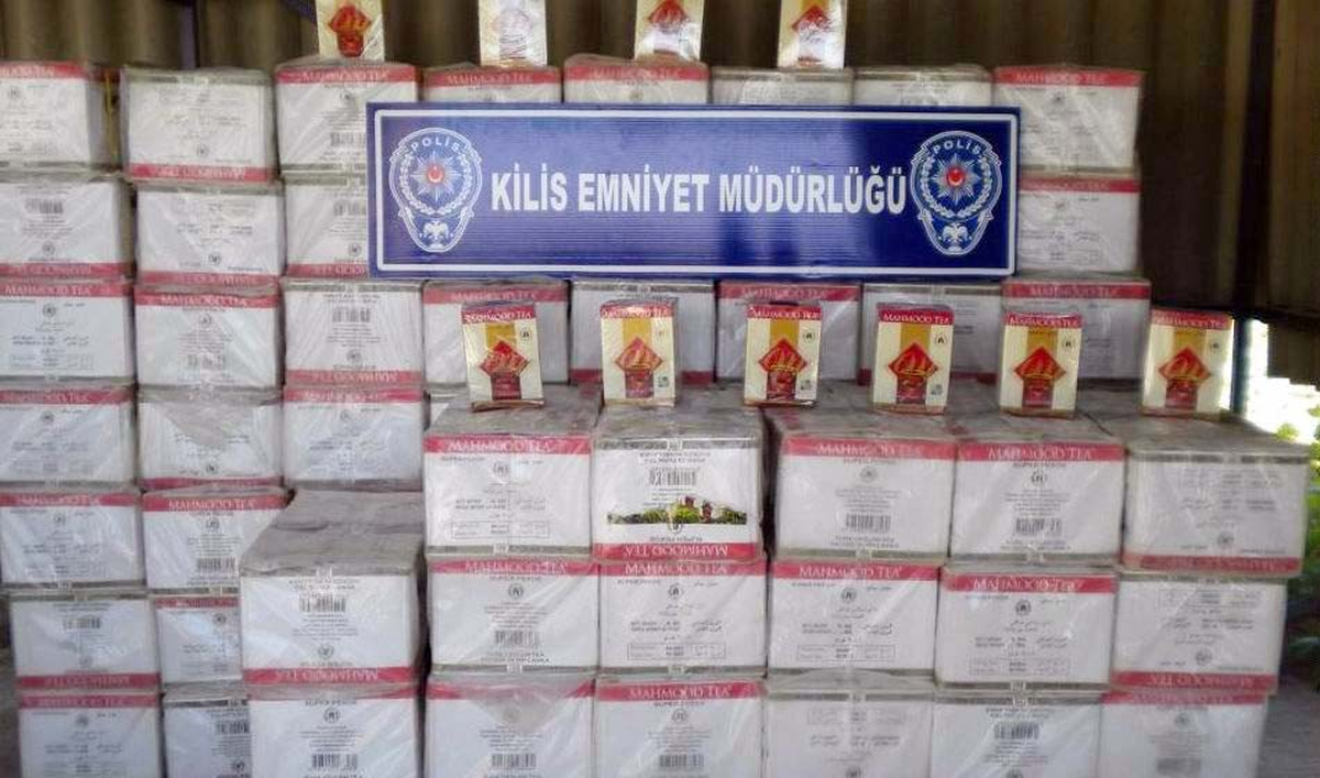 Kilis\'te 945 Kilo Kaçak Çay Ele Geçirildi